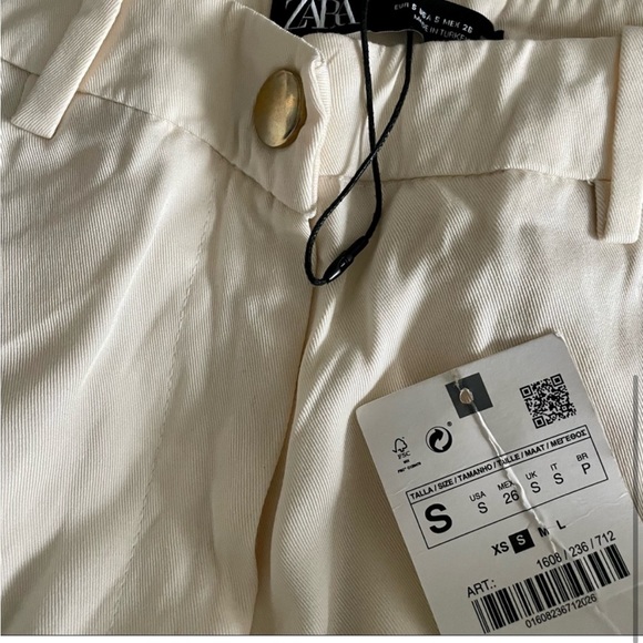 Zara High Waist Wide Leg Cargo Pants - Picture 11 of 13